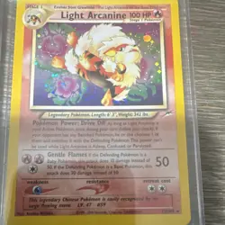 The Pokemon Company Light Arcanine 12/105 Neo Destiny Holo Rare 100 HP ENG - Image 1