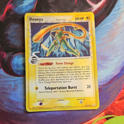 The Pokemon Company Deoxys 6/110 EX Holon Phantoms Delta Speed Holo Rare DAMAGED - Image 1