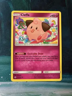 Pokemon Card Cleffa Unbroken Bonds Uncommon 131/214 Near Mint - Image 1