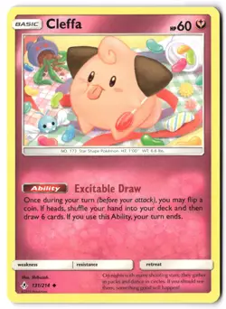 Pokemon Card - Cleffa 131/214 Uncommon - Unbroken Bonds - NM - Image 1