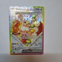 Eevee Ex SVP 174 Black Star Promo Prismatic Evolutions UPC Pokemon Card - Image 1