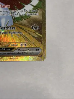 Ethan's Ho-Oh Ex 239/182 Hyper Rare Destined Rivals Pokemon Holo Near Mint NM - Image 4