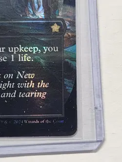MTG Phyrexian Arena #386 Borderless Mana Foil Foundations Near Mint - Image 4