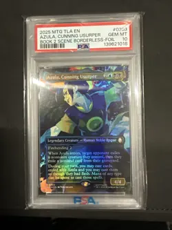 Azula, Cunning Usurper #0303 2025 MTG Avatar ATLA Borderless Foil • PSA 10 - Image 1