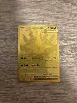 Mega Darkrai EX 120/084 Hyper Rare Gold Full Art Holo Pokemon TCG English 2026 - Image 2