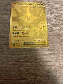 Mega Darkrai EX 120/084 Hyper Rare Gold Full Art Holo Pokemon TCG English 2026 - Image 5
