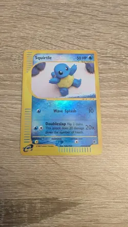 Squirtle Pokemon Card 131/165 Expedition Reverse Holo - Nm/LP Yuka Mori - Image 1