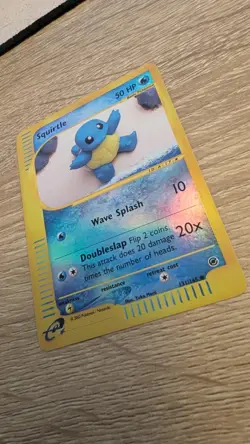 Squirtle Pokemon Card 131/165 Expedition Reverse Holo - Nm/LP Yuka Mori - Image 2