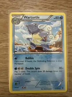 Wartortle - 15/101 - Non-Holo - BW Plasma Blast - VLP/NM - Pokemon Card - Image 1