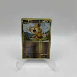 Teddiursa 65/95 Pokemon Unleashed HS Reverse Holo Common Card LP - Image 1