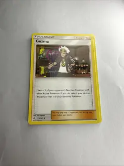 Pokemon TCG Guzma Burning Shadows SM03 115/147 Non-Holo Card [ NM ] - Image 1