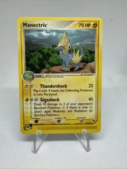 Manectric 39/109 EX Ruby & Sapphire Pokemon Card e-Series Non Holo Uncommon - LP - Image 1