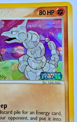 Onix 65/115 Stamped Holo - EX Unseen Forces 2005 - Pokemon Card (NM/LP) [A44] - Image 3