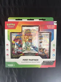 Pokemon First Partner Illustration Collection Series 1 Pack Box New Sealed - Image 1