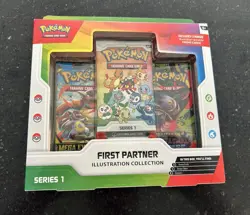 Pokemon Pokemon TCG First Partner Illustration Collection Series 1 Box 26 Cards - Image 1