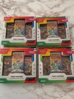 Pokemon First Partner Illustration Collection Series 1 Sealed Box x4 - Image 2