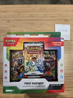 Pokemon TCG First Partner Illustration Collection Series 1 Box Promo - Image 1