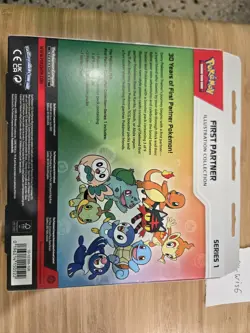 Pokemon TCG First Partner Illustration Collection Series 1 Box Promo - Image 3