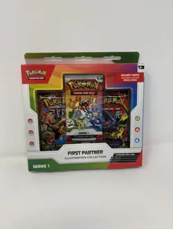 Pokemon TCG First Partner Illustration Collection Series 1 Promo Box 2021 EN - Image 1