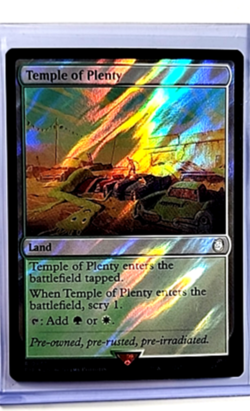 2024 MTG Magic The Gathering PIP Fallout Surge Foil #837 Temple of Plenty - Image 1