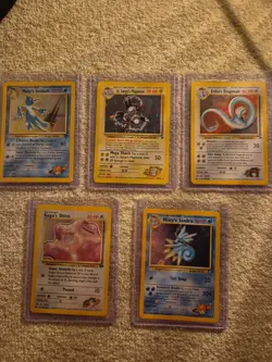 Vintage Pokemon TCG WOTC Gym Heroes & Gym Challenge Holo/Rare Cards Bundle-2000 - Image 1
