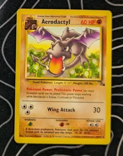 Aerodactyl 16/62 Fossil Pokemon Tcg Card Vintage Wotc Lightly Played - Image 1