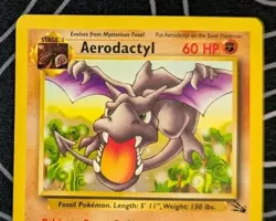 Aerodactyl 16/62 Fossil Pokemon Tcg Card Vintage Wotc Lightly Played - Image 2