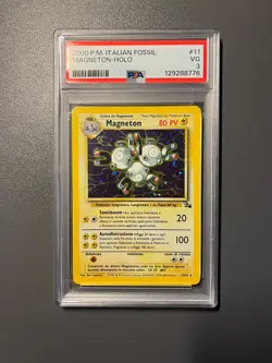 PSA 3 Magneton 11/62 HOLO Rare Fossil Unlimited 1999 WOTC Pokemon Card - Image 1