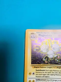 Pokemon Magneton 11/62 - Fossil Set Unlimited - Holo Rare Vintage WOTC 1999 - Image 3