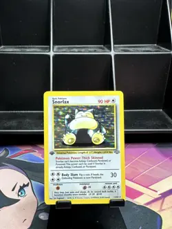 1st Edition 1999 Pokemon Jungle Snorlax 11/64 Holo Foil Rare WOTC (LP/NM) - Image 1
