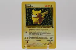 Pokemon Pikachu Black Star Promo Card Rare Regular 1/1 Wizards WOTC 1999 vintage - Image 1