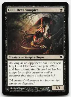 MTG Guul Draz Vampire C Zendikar 93 LP - Image 1