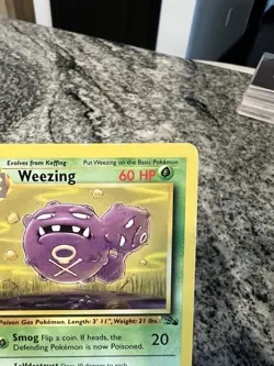 Weezing 45/62 1st Edition Fossil 1999 Rare Non Holo Foil Pokemon Vintage Card - Image 3