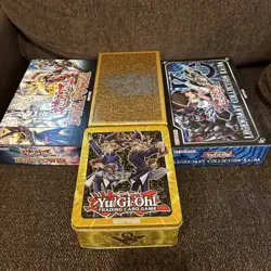 Yu-Gi-Oh! EMPTY BOXES/TIN No Cards Lot Of 4 Duel Power Legendary Collection Kaib - Image 1