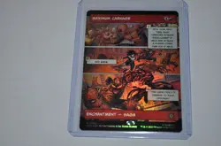 MTG magic SPIDERMAN spm BORDERLESS FOIL MAXIMUM CARNAGE #225 RARE - Image 1