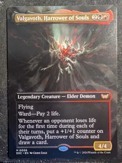 Valgavoth, Harrower of Souls - Borderless - Duskmourn Commander (MTG) - Image 1