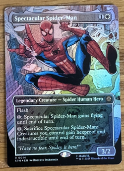 MTG Marvel Spider-Man, Spectacular Spider-Man - Borderless Foil - Image 1