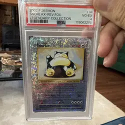 2002 Pokemon Legendary Collection Reverse Holo Snorlax #64/110 PSA 4 WOTC Rare - Image 4