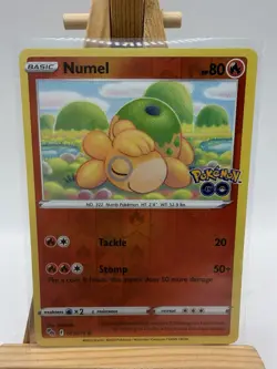 Numel 013/078 Common Pokemon GO Pokemon Reverse Holo LP/NM - Image 1