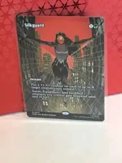 Silkguard #37 Borderless - MTG Spider-Man - NP - Image 1