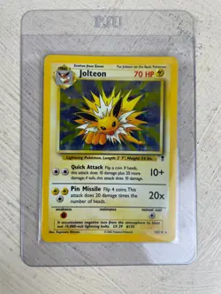 Vintage 2002 Legendary Collection Set Jolteon Holo Card Pokemon TCG 14/110 - Image 1