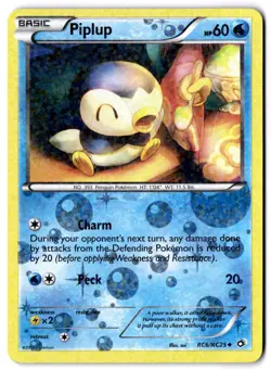Piplup RC6/RC25 Holo Uncommon Legendary Treasures: Radiant Collection Pokemon LP - Image 1