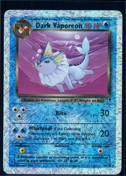 Pokemon LEGENDARY COLLECTION - #9/110 Dark Vaporeon - Reverse Holo - ENG - MP - Image 1