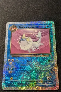 Pokemon LEGENDARY COLLECTION - #9/110 Dark Vaporeon - Reverse Holo - ENG - MP - Image 4