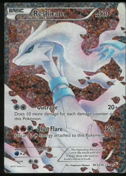 Reshiram RC22/RC25 Holo Legendary Treasures: Radiant Collection Pokemon NM/LP - Image 1