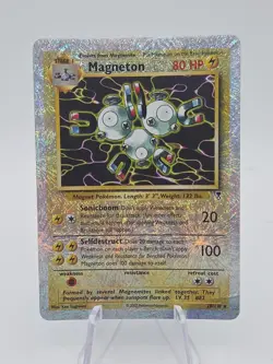 Vintage Pokemon Tcg Magneton 28/110 Legendary Collection Reverse Holo LP+ - Image 1