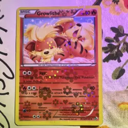 Growlithe RC4/RC25 Holo Pokemon￼Legendary Treasures Radiant Collection LP 2013 - Image 1