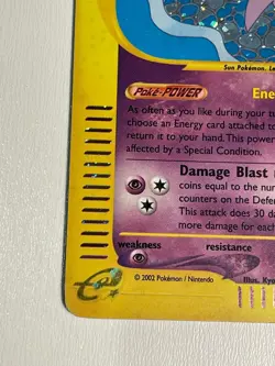 Espeon H9/H32 Aquapolis Holo Rare Vintage 2002 E-Series Pokemon TCG Card - Image 5
