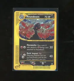 2003 Aquapolis Houndoom Holo Foil Rare H11/H32 E-Reader Series Pokemon Altered - Image 1