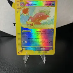 SLOWBRO HOLO REVERSE #33/147 Rare Eng Aquapolis E-Series 2002 Pokemon Card NM - Image 3